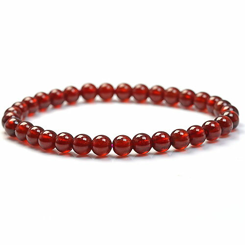 〔K1432〕約5.8mm オレンジガーネット ヘソナイト Hessonite ブレスレット