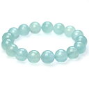 〔K1711-1〕約12mm アクアマリン Aquamarine ブレスレット
