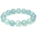 〔K1711-4〕約13mm アクアマリン Aquamarine ブレスレット