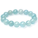 〔K1711-5〕約13mm アクアマリン Aquamarine ブレスレット