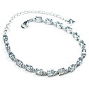 〔K1746〕アクアマリン aquamarine SV925 ブレスレット bracelet