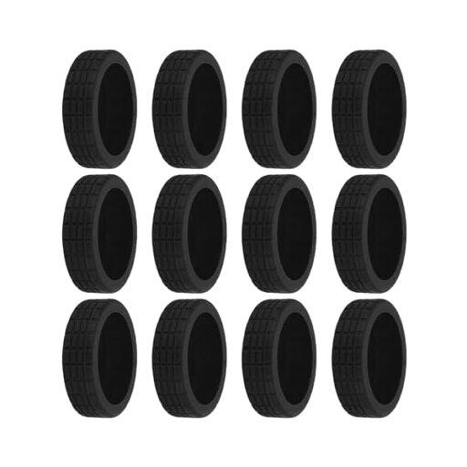 FO:ラゲッジホイールカバー 12個セット シリコン製スーツケースホイールカバー スーツケース ほとんど 8スピナーホイールキャスターに対応 黒 FO:ラゲッジホイールカバー 12個セット シリコン製スーツケースホイールカバー スーツケース ほとんど 8スピナーホイールキャスターに対応 黒