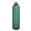 FO:1リットル ウォーターボトル 1000ml Tritan 水筒 ファッションシンプルなスタイル スポーツウォーターボトル プラスチックウォーターボトル 自転車 大人 子ども アウトドア スポーツ 登山用 キャンプ ランニング ジム (Green(3)