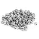FO:500pcs 6mm ビーズ アルファベットビーズ アクリルビーズ ビーズアクセサリー レタービーズ 英字 ビーズ A-Z DIY用 手作り素材 子供手作...