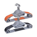 FO:ハンガー 20本組 衣類ハンガー 多機能収納 hanger 超薄型 すべらない 洗濯ハンガー 物干しハンガー 頑丈なハンガー 360度回転フック 曲げれる 衣類変形にくい 耐荷重 乾湿両用