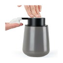 FO:ソープディスペンサー 泡ハンドソープ ディスペンサー 陶器 手動 ハンドソープ ボトル おしゃれ 洗剤ボトル ポンプ 詰め替え容器 広口 セラミック キッ...
