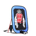 野球ネット ピッチングネット 投球ネット 野球 投手用 練習用 ストラックアウト 日常練習 0.9×1.2×1.37m 青色 軽量 ポップアップ式 ワンタッチ ストライクゾーン 室内用 屋外用 収納ポケット付き 設置簡単 収納袋付属