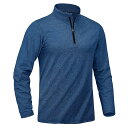 FO:スポーツシャツ 長袖 メンズ トレーニング トレーナー ハーフジップ 吸汗 フィットネスウェア ヨガ服 ランニング tシャツ 通気 トップス スエット 部...
