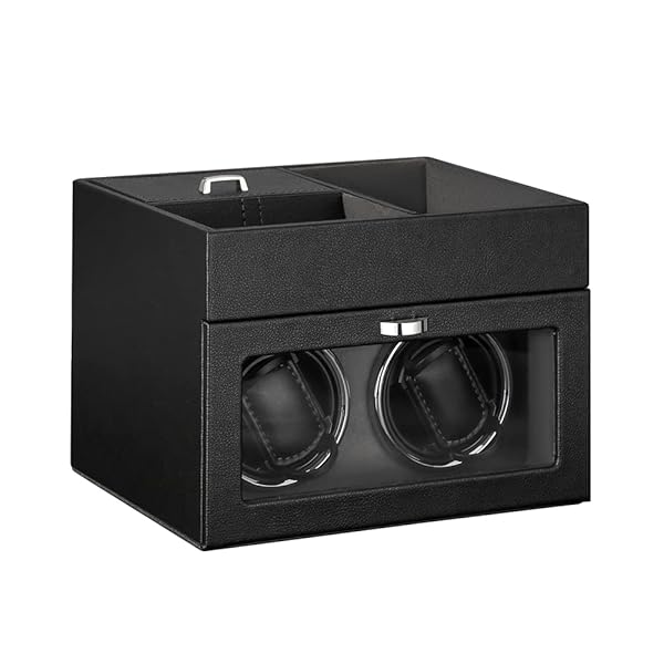 ワインディングマシーン ウォッチワインダー 自動巻き時計ワインディングマシーン 自動巻き上げ機 男女の腕時計は全部使えます 2024年アップグレード (グレー-142G)