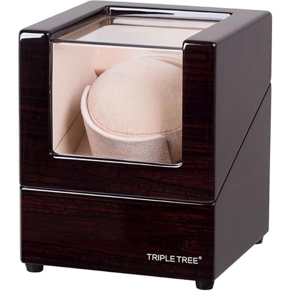 ワインディングマシーン ウォッチワインダー 腕時計自動巻き器 自動巻き時計 時計ケース 腕時計ケース 時計収納 腕時計ワンダー watch winder 静音設計 (木柄1本巻き上げ)