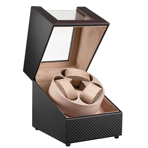 ワインディングマシーン (2本巻き) (3本巻き) (4本巻き+6本収納) (6本巻き+6本収納)ウォッチワインダー 自動巻き時計ワインディングマシーン 日本製 マブチモーター 静音設計 新型の腕時計自動巻き上げ機、男女の腕時計は全部使えます (C0