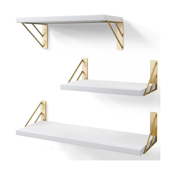 ウォールシェルフ 壁掛け棚 3個セット 壁 棚 ラック おしゃれ 天然木製 ウォールラック 飾り棚 幅42cm ..