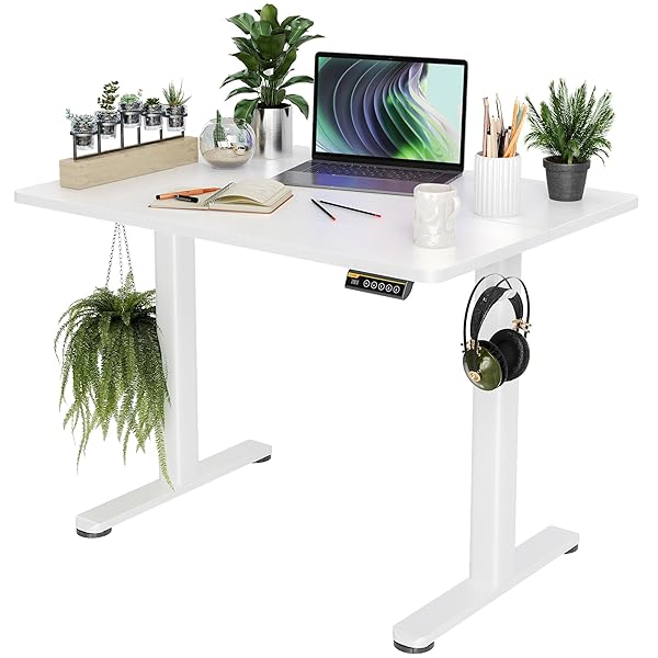 昇降デスク 電動 スタンディングデスク 昇降式 テーブル 幅100cm*奥行き60cm テレワーク オフィスデス..