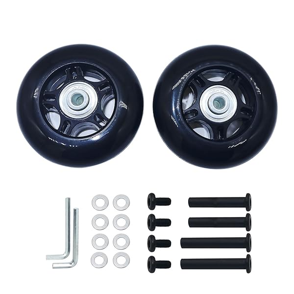 静音車輪シリーズ スーツケース、ショッピングカート、キャリーバッグなどの交換タイヤセット修理用輪..