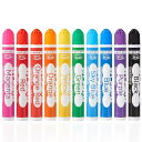 FO:ドットマーカー グリーターペン 10色セット キラキラ カラーペン 12ml 子供用 水性 洗える 色塗り 落書き 握りやすい 遊び道具 プレゼント