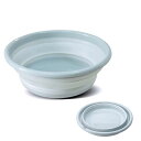 FO:洗面器 折りたたみ 洗い桶 たらい バケツ 3L 折り畳み 湯おけ シリコン 洗濯 掃除 足浴 風呂 (ブルー, S)
