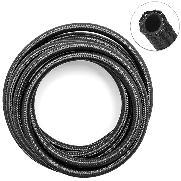 AN6 ナイロン メッシュ ホース 3層構造 耐圧 耐熱 耐油 耐腐食性 車用オイルクーラー オイル 燃料 ガソ..