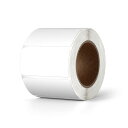 FO:感熱ラベルシール 白 矩形タイプ 25×50mm ラベルシール 500枚入り/巻 プリンター対応 感熱ロール紙 強粘着 ロール紙 ステッカー シール オフ...