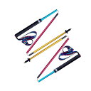 FO:トレッキングポール 折りたたみ 軽量 トレランポール 登山ストック 110cm 120cm 130cm トレイルランニング 登山用 ウォーキングポール キャップ バスケット 収納袋付き メンズ レディース 1本/2本セット(4)