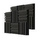 FO:吸音材 防音シート 30x30x5cm 12枚 難燃性 吸音ボード 騒音対策 防音材 吸音マット 吸音シート 吸音パネル 防音パネル 音響材 壁 スタジオ...