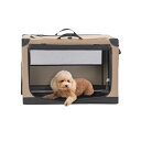 FO:ソフトクレート ペットケージ 犬用クレート 中型ペット 折り畳み ペットハウス 猫犬兼用 組み立て簡単 カバーが取り外し可能 ハンドル付き ポケット付き ...