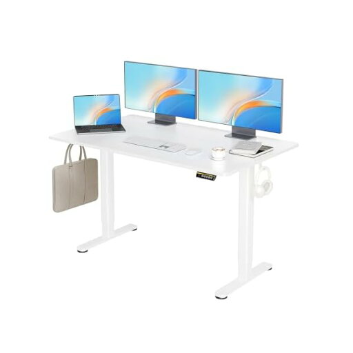 FO:昇降デスク 大きめ 電動 パソコンデスク 昇降式 スタンディングデスク 在宅ワーク オフィスデスク 高さ調節 メモリ機能 幅140cm*奥行き70cm 高さ72~118cm ホワイトフレーム/ホワイト天板 FO:昇降デスク 大きめ 電動 パソコンデスク 昇降式 スタンディングデスク 在宅ワーク オフィスデスク 高さ調節 メモリ機能 幅140cm*奥行き70cm 高さ72~118cm ホワイトフレーム/ホワイト天板
