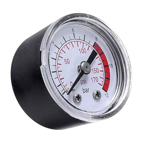 【送料無料】エアコンプレッサー 高精度圧力計 エアコンプレッサー圧力計 エア圧力計【 0-12Bar/0-170P..