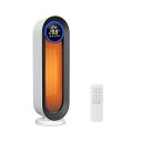 FO:セラミックヒーター 速暖ヒーター【2024冬新型 ECO省エネ 首振り】1~12Hタイマー機能 リモコン付 電気ファンヒーター 電気ストーブ LED大型デ...