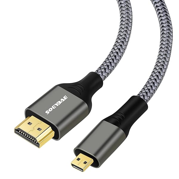 【送料無料】Micro HDMI-HDMI変換ケーブル 5M （Micro Type Dオス - T ...
