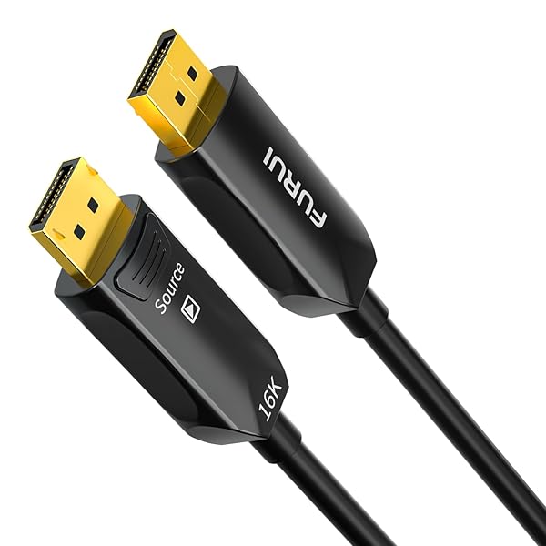 【送料無料】光ファイバ DisplayPort ケーブル 2.1 10M、16K 光ファイバ Dis ...