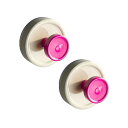 【送料無料】吸盤 フック 強力 2個入り かわいい 壁掛け 耐荷重3kg 浴室 お風呂 キッチン リビング 繰り返し使用可能 壁傷つけない 吸盤フック ピンク