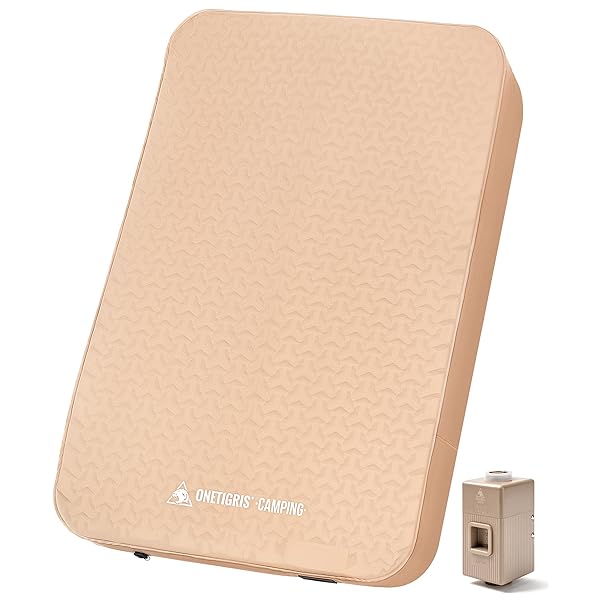 楽天フォレストオンライン【送料無料】DYNISLAND PRO エアーマット 電動ポンプ内蔵 2人用 アウトドアマットレス 高弾性スポンジ 10cm極厚 静音 無臭 高R値 耐荷重200kg 軽量 コンパクト収納 滑り止め加工 オールシーズン 201*132cm キャンプ