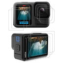 FO:HERO 13 ガラスフィルム (9枚セット) に適用 GoPro Hero 13 保護フィルム,Hero 13強化ガラス 日本旭硝子素材 液晶保護フィル...