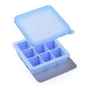 FO:小分け 離乳食保存容器 9ブロック 15ブロック 製氷皿 ベビーフード アイストレー (9ブロック, ブルー)…