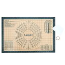 FO:大きいサイズクッキングマット 厚手 食品級シリコーン 製菓 マット 目盛り付き 60×40cm クッキー/ピザ/パン作り道具 ベーキングマット 耐熱 キッ...