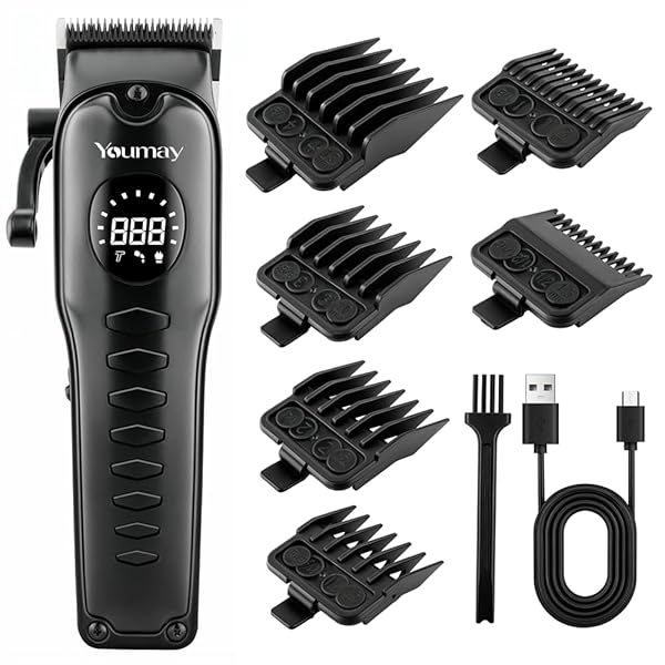 【送料無料】バリカン メンズ 電動バリカン - レディース 子供 家庭用 強力モーター搭載 LEDディスプレ..