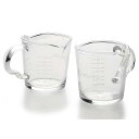 FO:計量カップ 70ml/3OZ エスプレッソショットグラス ハンドル付き グラス ショットグラス 計量カップ 目盛り付き 厚み強化 耐熱ガラス製 お酒グラス...