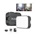 【送料無料】LEDビデオライト 撮影用ライト Type-C充電式 2000mAh 小型 170°回転式 2500K-6500K色温度 4つコールドシュー付き 超高輝度 明るさ調整 撮影ライト CRI95+ 軽量 カメラビデオライト Canon用/Ni