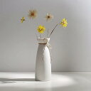 FO:ホワイトセラミック 花瓶 白北欧 陶器 素陶 かびん フラワーベース 花器 おしゃれ シンプル 一輪挿し インテリア ins 飾り 結婚式 プレゼント(3)