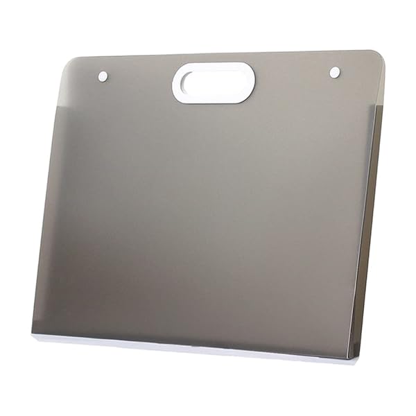 【送料無料】プラスチックアートポートフォリオ 大きなアートポートフォリオ ハンドル付き防水ポートフ..