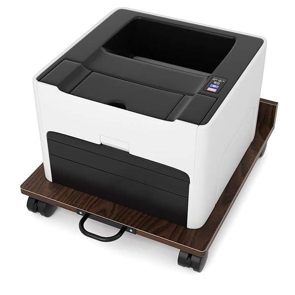 【送料無料】プリンター台 パソコンラック CPUスタンド 幅42×奥行46cm キャスター付き 耐荷重30kg 取っ..