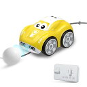 FO:ラジコンカー 子供用 ミニカー 自動フォローモード 知能障害物回避 2.4GHz ペットおもちゃ 男の子向け 誕生日プレゼント 3歳 小学生 中学生 パストラック対応 リモコンカー おもちゃ車 DE33 イエロー(3)