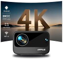 FO:【Android TV 搭載】 プロジェクター 【電動フォーカス&台形補正】 高輝度700ANSI 【自動画面フレームにと自動障害物回避】 【ハンドバッグ...