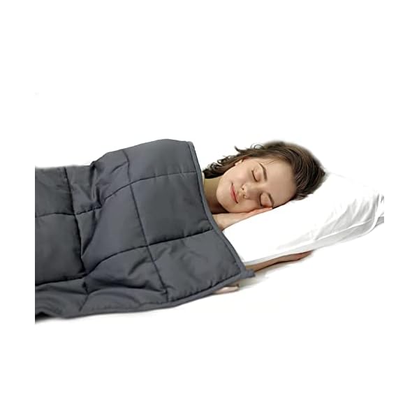 【送料無料】ウェイトブランケット 加重ブランケット 快眠グッズ 安眠 重い毛布 掛け布団 加重布団 重力ぶとん ブランケット オールシーズン ふとん かけ布団 ダブル グレー 7キロ