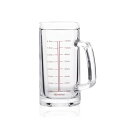 FO:ショットグラス エスプレッソ 120ml/4oz 計量カップ 目盛り付き ハンドル付き 厚み強化 耐熱ガラス製 お酒グラス ワイングラス エスプレッソマシ...