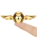 【送料無料】ハンドスピナー ベアリング Golden Fidget Snitch Spinners ステンレススチール ギアスピナー キューブ 指先 回転コマ ...