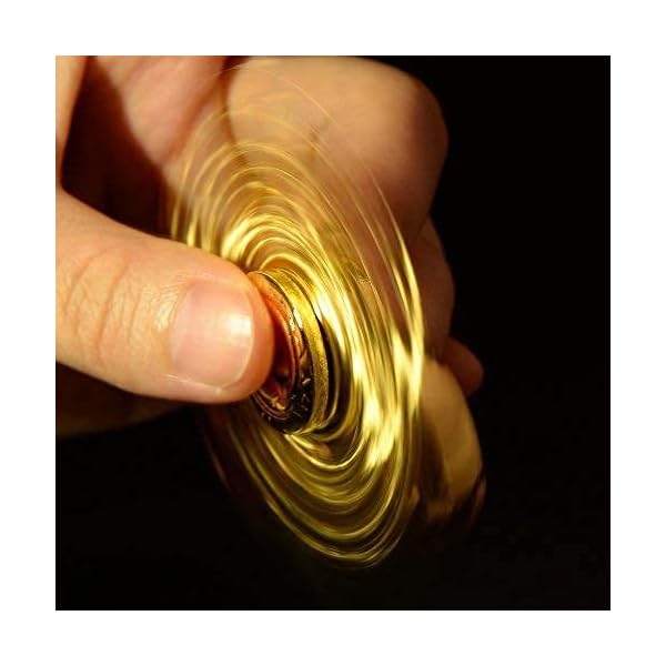 【送料無料】ハンドスピナー ベアリング Golden Fidget Snitch Spinners ステンレススチール ギアスピナー キューブ 指先 回転コマ ストレス解消 暇つぶし 脳トレ 子供大人用のおもちゃ 6歳以上に適しています