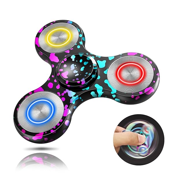 【送料無料】【新設計】 ハンドスピナー 夜光 高級 ストレス解消 グッズ 3?5分高速回転 静音 アルミニウム合金 ステンレス製ベアリング 超耐久性 ハンドスピ...