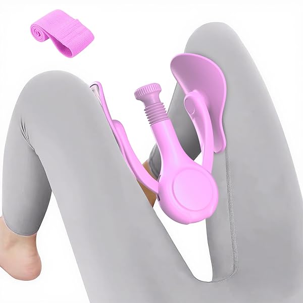 【送料無料】骨盤底筋 内転筋トレーニング器具 太もも 筋トレ 骨盤ていきんトレーニング 張力強度調整可能 太もも 筋トレ 痩せ 産後ケア専用 ヒップアップ 股関節ストレッチ 初心者 女性男性兼用 レジスタンスバンド付属 日本語説明書付き