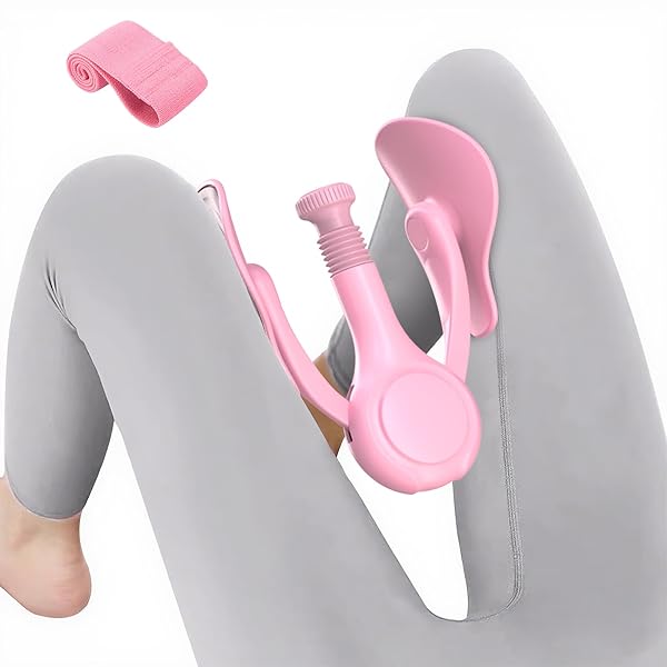 【送料無料】骨盤底筋 内転筋トレーニング器具 太もも 筋トレ 骨盤ていきんトレーニング 張力強度調整可能 太もも 筋トレ 痩せ 産後ケア専用 ヒップアップ 股関節ストレッチ 初心者 女性男性兼用 レジスタンスバンド付属 日本語説明書付き